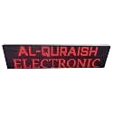 AL-QURAISH P10 Led Running/Scrolling Programable Text Message Display Board WI-FI (RED, 12 INCH. × 49 INCH.)