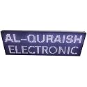 AL-QURAISH P10 Led Running/Scrolling Programable Text Message Display Board WI-FI (WHITE, 12 INCH. × 37 INCH. BOTH SIDE)