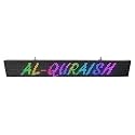 AL-QURAISH P10 Led Running/Scrolling Programable Text Message Display Board WI-FI (RGB, 7 INCH. × 49 INCH. BOTH SIDE)