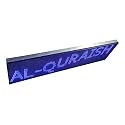 AL-QURAISH P10 Led Running/Scrolling Programable Text Message Display Board WI-FI (Blue, 12 INCH. × 49 INCH.)