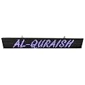 AL-QURAISH P10 Led Running/Scrolling Programable Text Message Display Board WI-FI (WHITE, 7 INCH. × 49 INCH. BOTH SIDE)