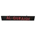 AL-QURAISH P10 Led Running/Scrolling Programable Text Message Display Board WI-FI (RED, 7 INCH. × 49 INCH. BOTH SIDE)