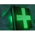AL-QURAISH P10 Led Running/Scrolling Plus Sign Programable Text Message Display Board WI-FI (GREEN, 1FT. × 1FT. BOTH SIDE)