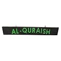 AL-QURAISH P10 Led Running/Scrolling Programable Text Message Display Board WI-FI (Green, 7 INCH. × 49 INCH.)