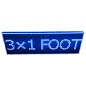 AL-QURAISH P10 Led Running/Scrolling Programable Text Message Display Board WI-FI (Blue, 12 INCH. × 37 INCH.)