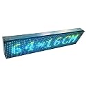 AL-QURAISH P10 Led Running/Scrolling Programable Text Message Display Board WI-FI (RGB, 7INCH. × 25 INCH)
