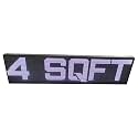 AL-QURAISH P10 Led Running/Scrolling Programable Text Message Display Board WI-FI (WHITE, 12 INCH. × 49 INCH.)