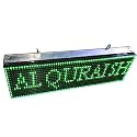 AL-QURAISH P10 Led Running/Scrolling Programable Text Message Display Board WI-FI (GREEN, 7INCH. × 25 INCH)