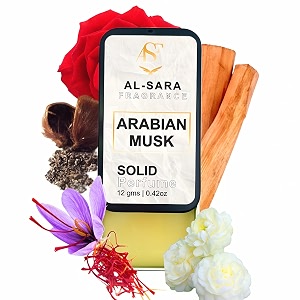 arabian musk solid perfume for men amp women  alcohol-free non-greasy long-lasting natural fragrance  portable amp travel-friendly cologne arabian musk