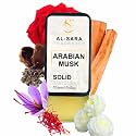ARABIAN MUSK Solid Perfume for Men &amp; Women | Alcohol-Free, Non-Greasy, Long-Lasting Natural Fragrance | Portable &amp; Travel-Friendly Cologne (Arabian Musk)