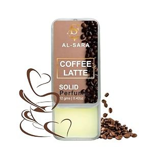 coffee latte solid perfume for men amp women  alcohol-free non-greasy long-lasting natural fragrance portable amp travel-friendly cologne