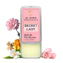 Secret Lady Solid Perfume for Men &amp; Women | Alcohol-Free, Non-Greasy, Long-Lasting Natural Fragrance | Portable &amp; Travel-Friendly Cologne