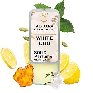 white oud solid perfume  alcohol-free long-lasting woody fragrance  12g non-greasy solid perfume for men amp women  portable amp travel-friendly cologne