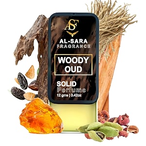 woody oud solid perfume for men amp women  alcohol-free non-greasy long-lasting natural fragrance  portable amp travel-friendly cologne woody oud