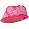 Mosquito Net for Single Bed (6.5 ft) Foldable :: Standard Quality (Pink)…