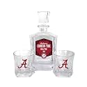 Alabama Crimson Tide Decanter Set with Two Rocks Glasses 25oz