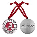 Alabama Ornament Non-Dated | Hand-Sculpted Christmas Tree Ornament | Intricately Crafted Metal Pewter Alma Mater Inlay