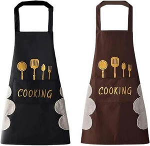 ALABELO Polyester Chefs Apron - Free Size
