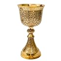 ALADEAN Vintage Chalice Goblet | 1x Royal Wine Cups of King Arthur - Renaissance Medieval Goblet Gifts, Wedding Anniversary Ceremonial Drinkware Pack of 1pc (King Chalice)