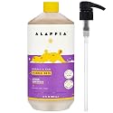 Alaffia Babies &amp; Kids Bubble Bath, Lemon Lavender, Pump, 32 Oz