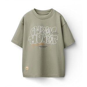 Alan Jones Clothing Boys Oversized Cotton Printed