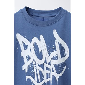 Alan Jones Clothing Boys Oversized Cotton Printed