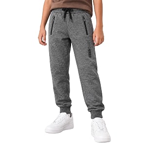 Alan Jones Clothing Boys Solid Joggers Trackpant
