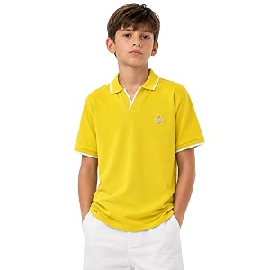 Alan Jones Clothing Boys Solid Polo T-Shirt
