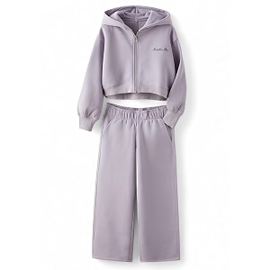 alan jones clothing girls solid tracksuit co-ords set