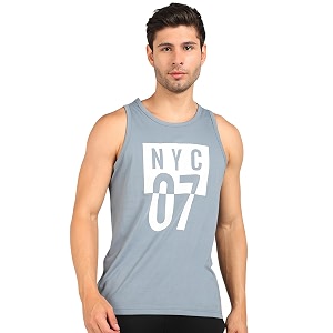 Alan Jones Clothing Men Cotton Printed Sleeveless