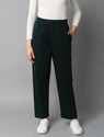Alan Jones Flared Women Dark Green Trousers