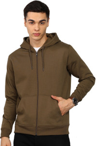 Alan Jones Full Sleeve Solid Men Sweatshirt