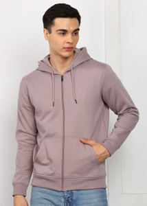 Alan Jones Full Sleeve Solid Men Sweatshirt