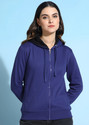 Alan Jones Full Sleeve Solid Women Sweatshirt