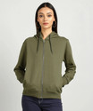 Alan Jones Full Sleeve Solid Women Sweatshirt