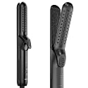 Alan Truman Ceramic Airflow Curl-N- Straight, Black, Corded Electric, Black