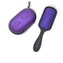 Alan Truman Knot No More Detangling & Hair Care Brush - Playful Purple | Suitable For Every Hair Type | Super Soft Bristles|Care Case That Protects The Bristles While Storage