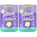 Alani Nu Pre Workout+ Powder Frozen Lemonade, Extra Boost, Sugar Free, 300mg Caffeine, L-Theanine, Beta-Alanine, Citrulline, 30 Servings, (Pack of 2)