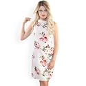 Alano Women Floral Print Short Sleeve Dress || Floral Pattern Dress for Womens || A-Line Dress || Short Sleeve Dress for Womens || Casual Women's Dresses