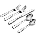 Alata Kate 80-Piece Silverware Set,Service for 16,Stainless Steel Flatware Set,Mirror Polished Cutlery Set,Dishwasher Safe