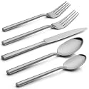 Alata Potter 20-Piece Forged Stainless Steel Matte Flatware Set for 4