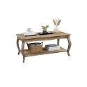 Alaterre Furniture Rustic Farmhouse Coffee Table, Driftwood, 42”x24”x19”