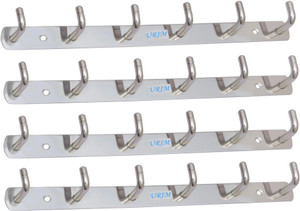 albatroz steel bathroom cloth hooks hanger door wall robe rail holder hanging keys hook rail 6
