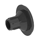 Albion 966-2 3/8" Metal Nozzle Adapter for B-Line Sausage Guns with 873-5 Black Plastic Front Cap