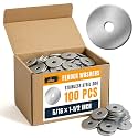 ALBO 100 Pcs 5/16" x 1-1/2" 304 Stainless Steel Fender Flat Washers