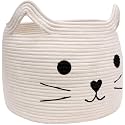 ALBY WovenTall Wicker Laundry Basket for BlanketsClothesPillowsToysShoes