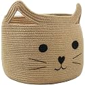 ALBY WovenTall Wicker Laundry Basket for BlanketsClothesPillowsToysShoes