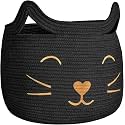 ALBY WovenTall Wicker Laundry Basket for BlanketsClothesPillowsToysShoes
