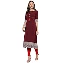 ALC Creation Women39s Crepe Printed A-Line Kurti