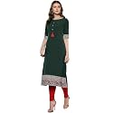 ALC Creation Women39s Crepe Printed A-Line Kurti